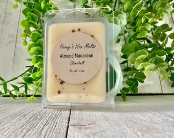 Almond Macaroon Wax Melt: Strong Scented Dessert