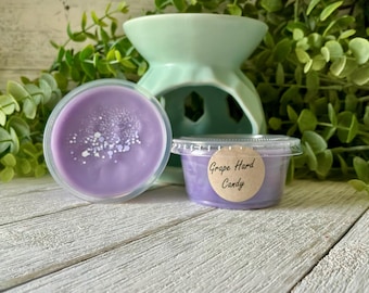 Grape Hard Candy Wax Melt, 2 oz Wax Melt Scent Shot Cup, Strong Scented, Wax Melt Gift