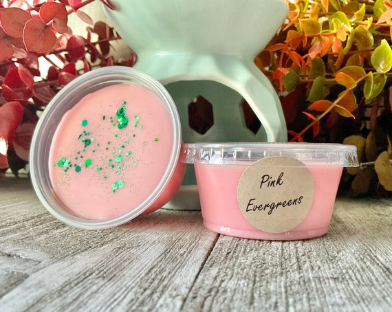 Happy Moments - Pink Cotton Candy Fragrance Candle - 12 oz Handcrafted Soy  Candle Decorated with Pink Glitter