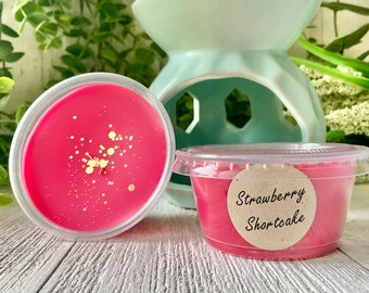 Strawberry Shortcake Wax Melt, 2 oz Scent Shot Cup, Strong Scented Wax Melt, Berry Cake Wax Melts