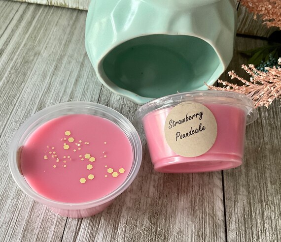Pink Wax Melt Liner, Hand Poured Soy Wax Melts
