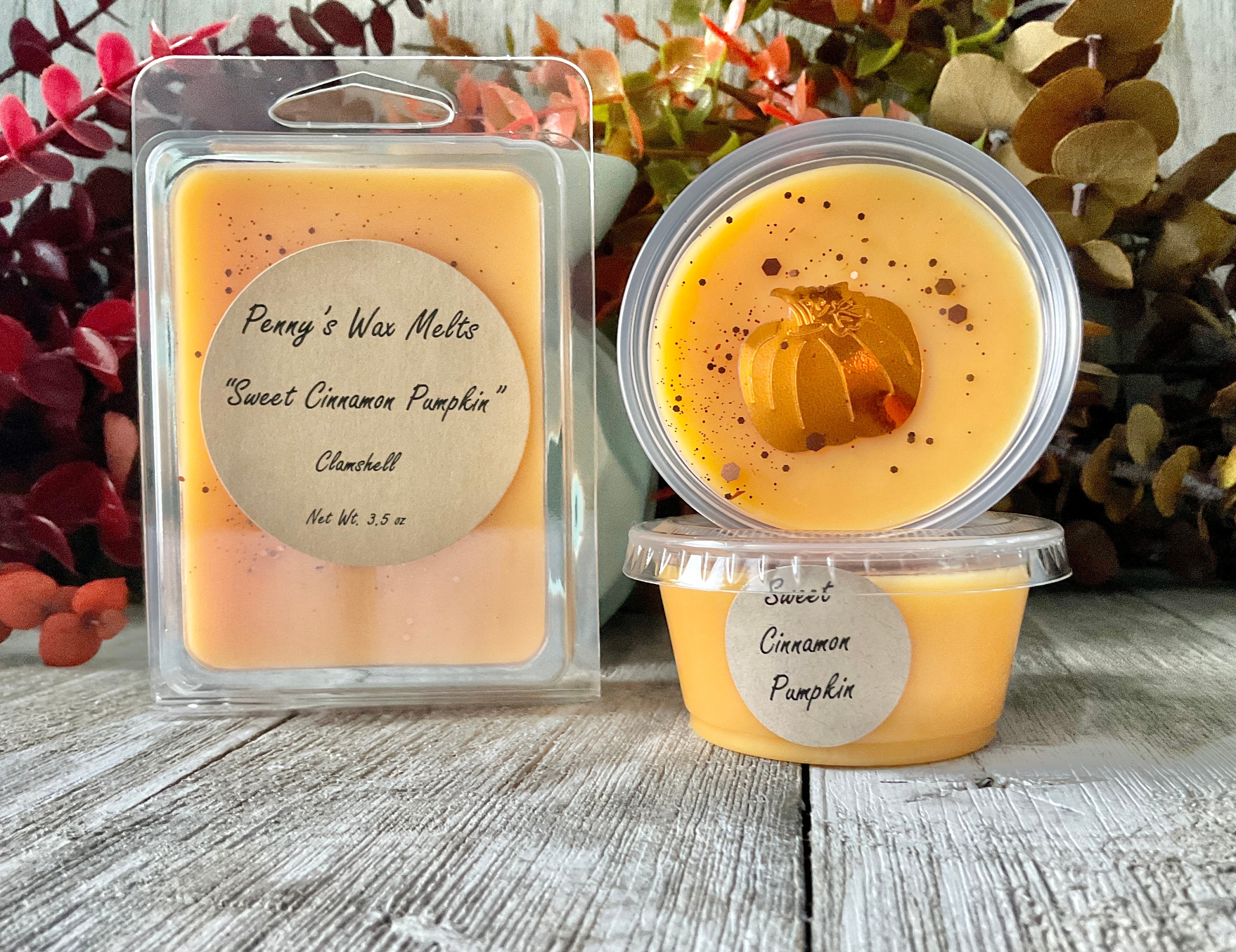 Sweet Cinnamon Pumpkin Wax Melt, Strong Wax Melt, 3.5 Oz Wax Melt