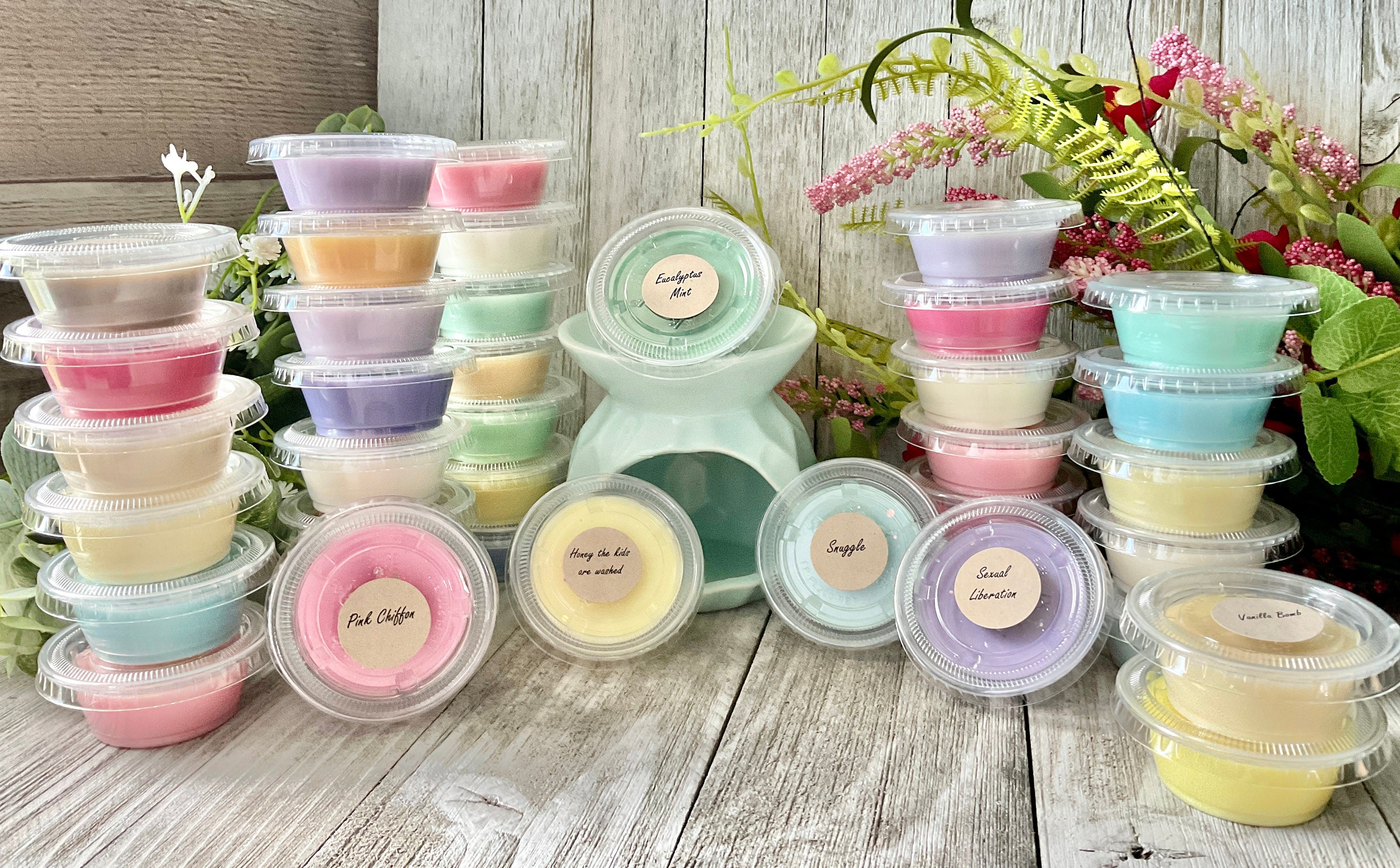 Buy 6 Get 1 FREE Wax Melt Samples, 1 Oz Cup, Choose Your Fragrance ...