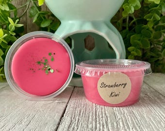 Strawberry Kiwi: Strong Scented 2 oz Wax Tart