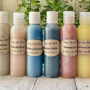 Strong Soy Squeeze Wax Melts: 4 oz Bottle, Choose Your Scent, 50 Scent Choices image 6