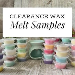 Clearance Wax Melt Samples, Strong Scented, 1 oz Sample Size Cup