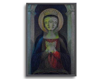 Mater Dolorosa Art Print: Renaissance Christian Wall Art, Paper or Canvas