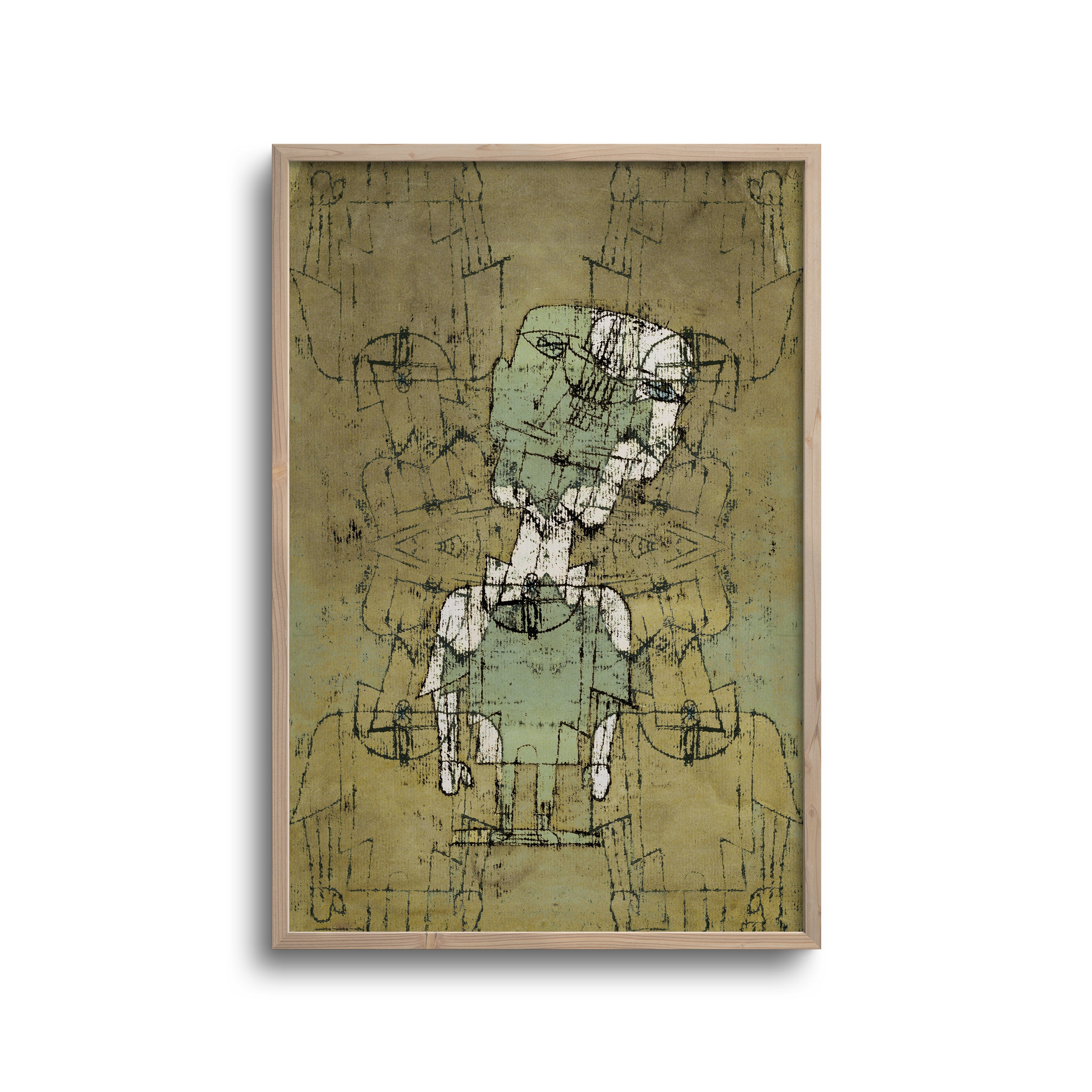 Paul Klee Inspired Art Print: Moody Modern Wall Art - Etsy