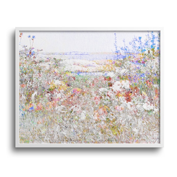 Impressionist Nature Landscape Painting, Muted Colors, Altered Art, Original Artwork, Print or Canvas – 8x10, 11x14, 16x20, 24x30 in