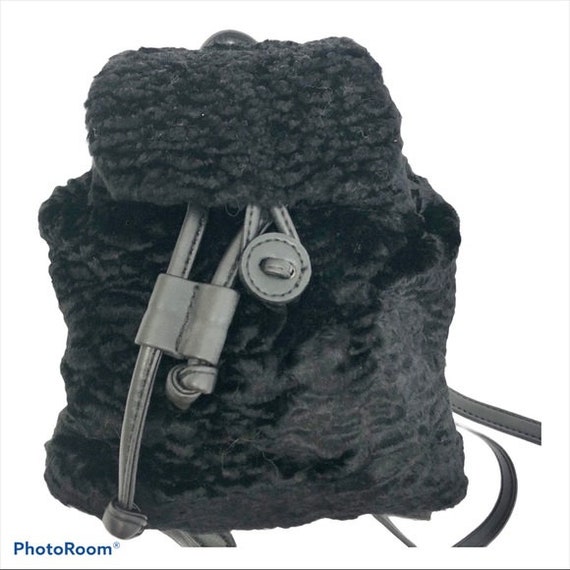 furry backpack purse