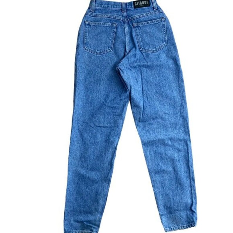 Gitano High Waist Taper Mom Jeans Light Wash