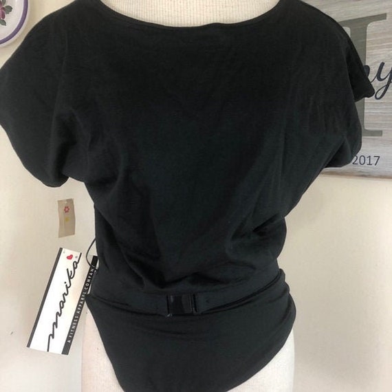 Vtg 80s Marika Exercise Fitness Leotard Apparel