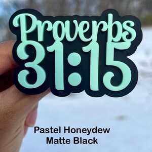 Bible Verse Bogg Bag Charm | Custom Bogg Bag Pop In | Gift for Friend | Faith Bogg Bag Bit | Personalized Bogg Bag Accessory | Scripture image 4