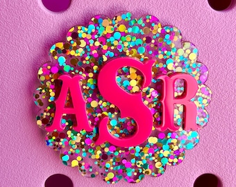 Monogram Bogg Bag Charm | Personalized Bag Charm | Bogg Bag Accessories | Custom Bogg Bag Pop In | Gift for Friend | Bogg Bag Bit