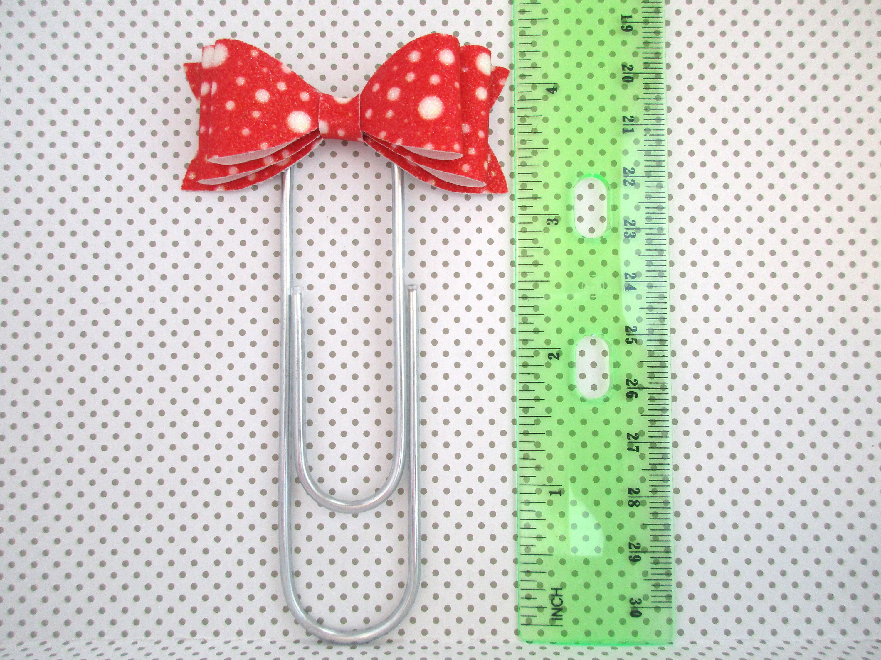 Book Bow Paperclip Bookmark Bow Paperclip Jumbo Paperclip Etsy