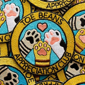 Toe Beans Appreciation Club Aufnäher