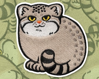 Pallas's Cat / Manul Cat Iron-on Patch