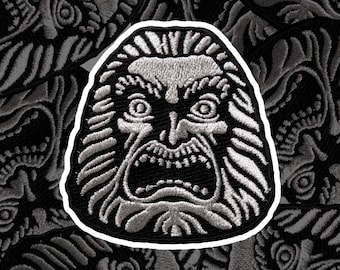 Zardoz Stone Head Iron-on Patch