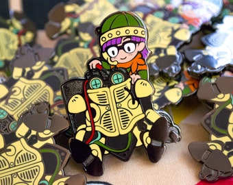 Lucca & Robo (Chrono Trigger) *BIG* Enamel Pin