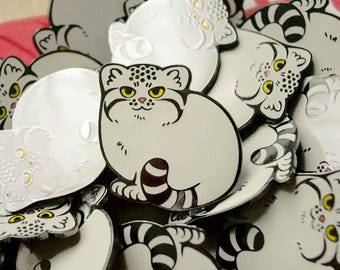 Pallas's Cat / Manul Cat Emaille Pin