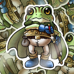 Frog - Chrono Trigger Vinyl Sticker