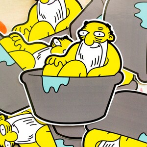 Bathtub Jasper Vinyl Sticker