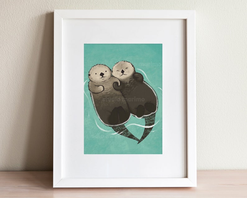 Significant Otters 6 x 8.5 Print image 1