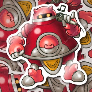 Gato (Chrono Trigger) Vinyl Sticker