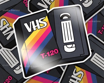 VHS Vinyl Sticker