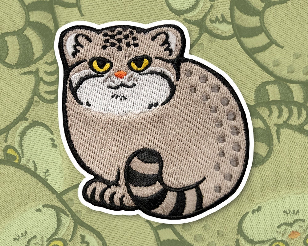 Pallas's Cat / Manul Cat Iron-on Patch