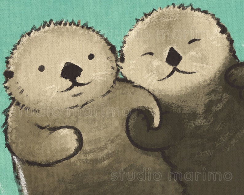 Significant Otters 6 x 8.5 Print image 2