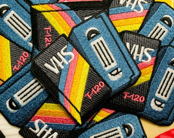 VHS Iron-on Patch