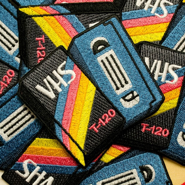 VHS Iron-on Patch