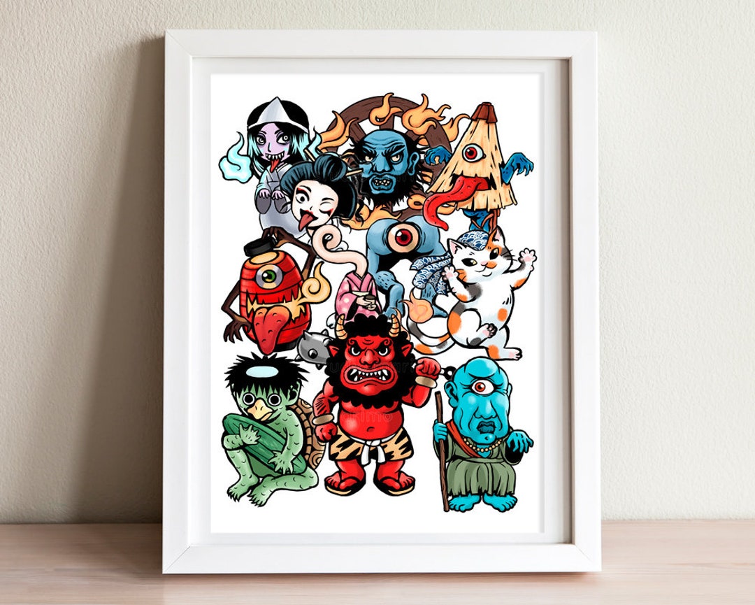 Yokai Art Print - Etsy