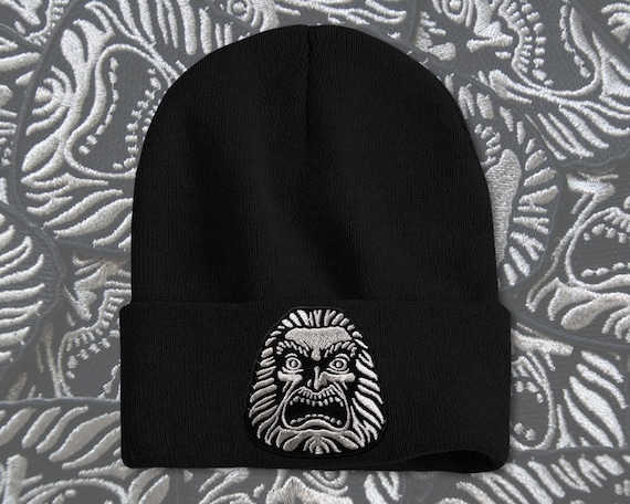 帽子 STONE  BEANIE Zardoz Stone Head Embroidered Toque - Etsy