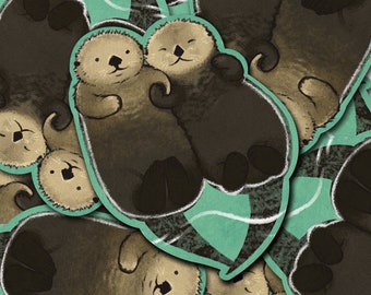 Significant Otters Vinyl Sticker