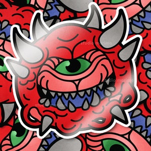 Demon Sticker