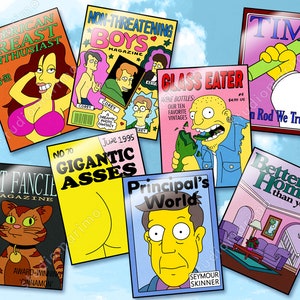 Springfield Magazines Vinyl Stickers