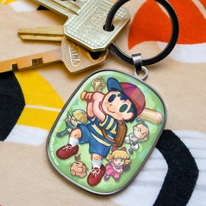 Earthbound Rounded Frame Keychain