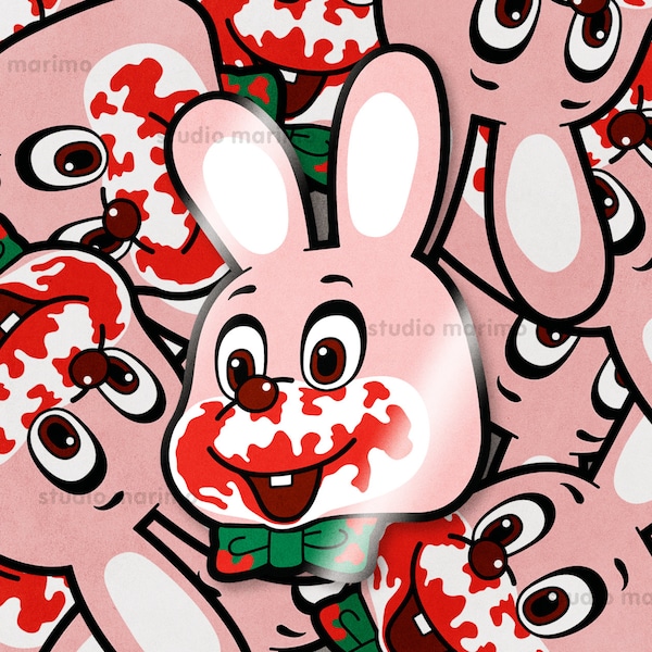Silent Hill Robbie Rabbit Vinyl Sticker