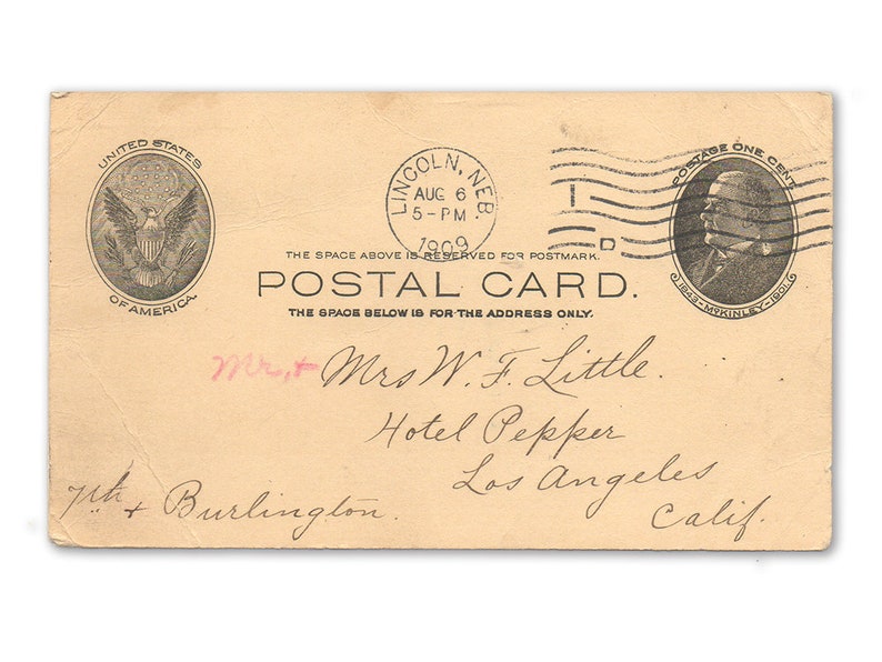 Vintage Postcard Antique Postcard Prestamped American Etsy