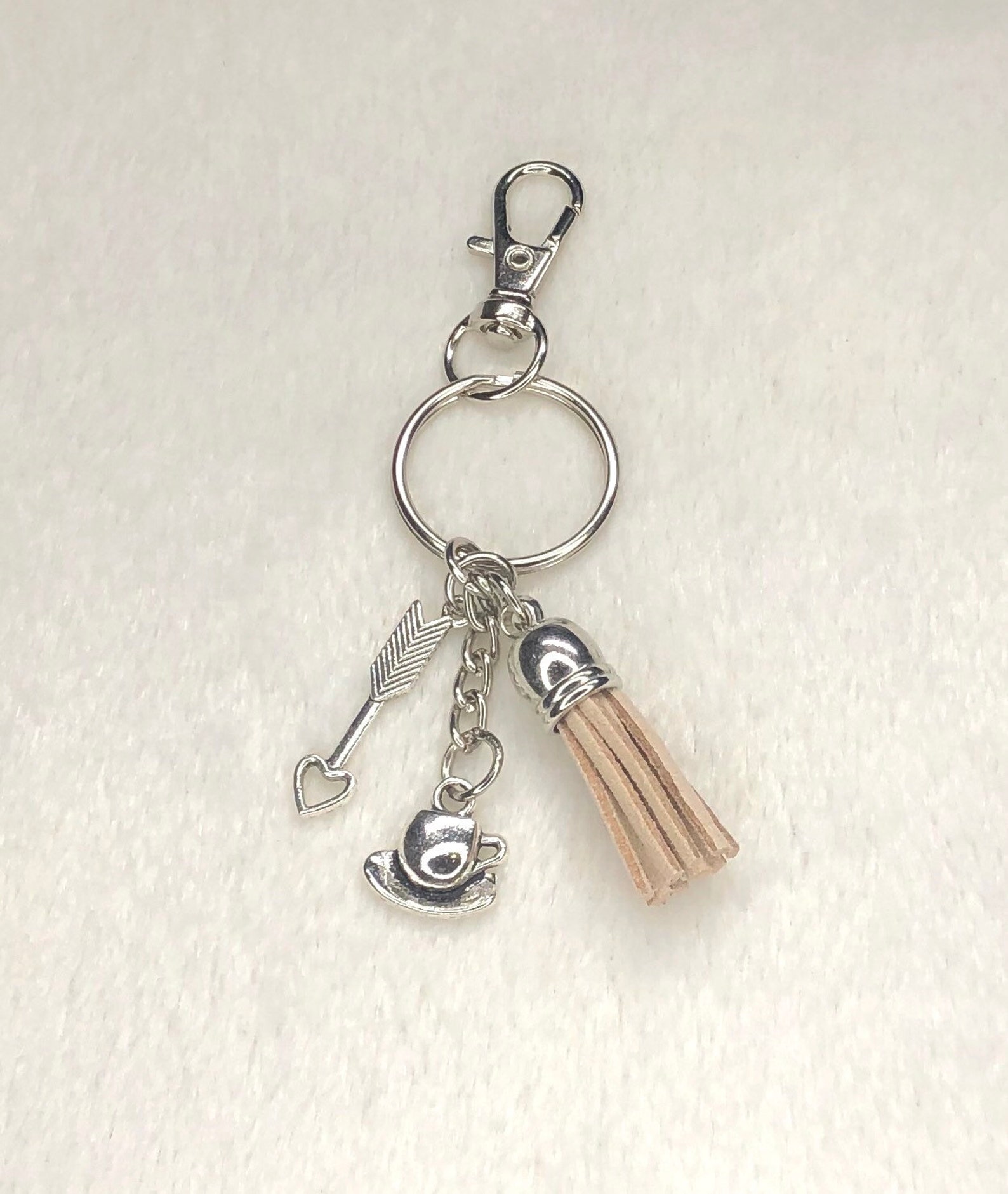 Coffee Keychain Coffee Cup Charm Keychain Gift for Coffee Etsy UK