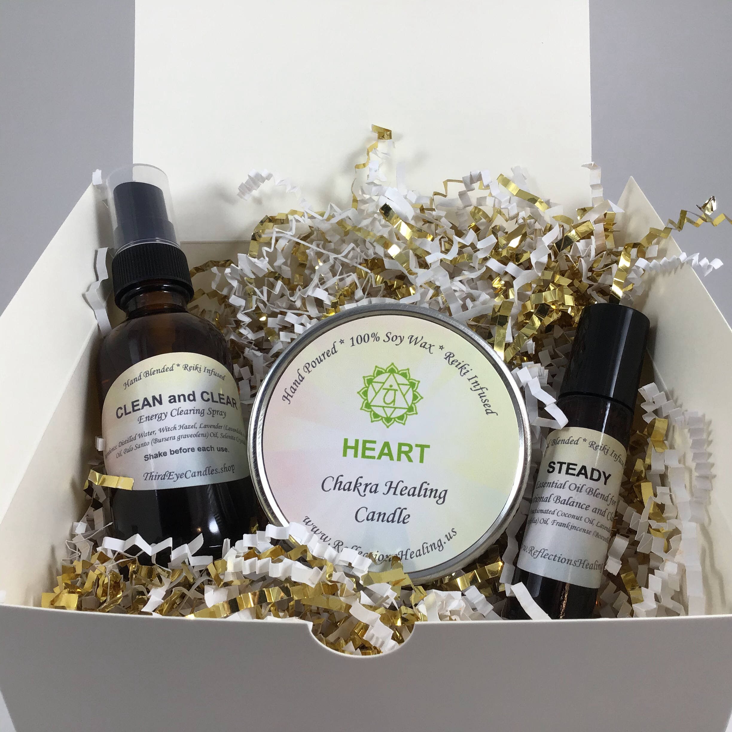 Crystal Clear Energy Healing Gift Bundle Reiki Healing, Altar, Ritual