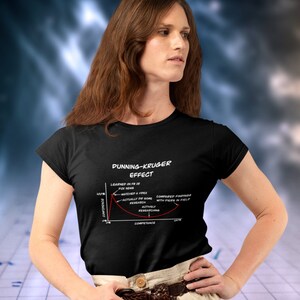 Dunning Kruger Effect Unisex Jersey Short Sleeve Tee
