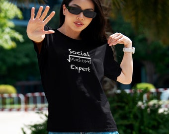 Social Distance Expert - Distance Equation - Unisex Tee, Social Distancing Tee, Quarantine Shirt, Stay at Home Shirt, Funny Pandemic Tee
