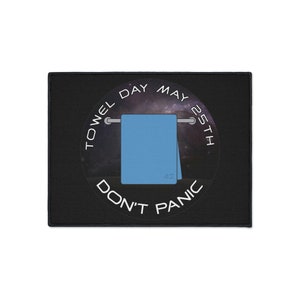 HHGTTG Inspired Button: Don't Panic & Know Where Your Towel Is