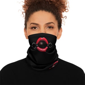 Gag Ball Gaiter Winter Neck Gaiter With Drawstring