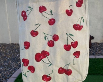 Cherry tote bag