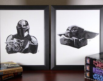 Mandalorian Art Etsy