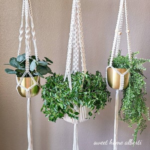 Macrame Plant Hanger - Natural Plant Hanging